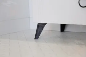 Тумба прикроватная Ева  белое дерево/белый матовый