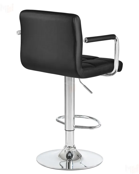 Стул барный DOBRIN KRUGER ARM (чёрный)