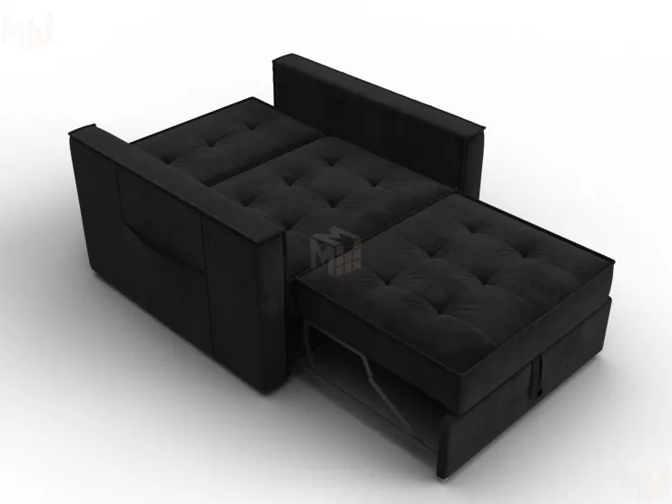 Кресло-кровать Лига-104 (80) ( SEVEN 35 черный )