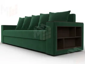 Диван прямой Дубай Лайт ( Зеленый )