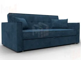 Диван прямой Лига-104 (160) ( BRUT 11 синий )
