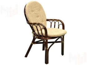 Стул из ротанга с подушкой 04/16