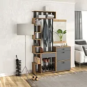 Прихожая Мини-Лайт Вариант 2 Дуб крафт золотой/графит ﻿