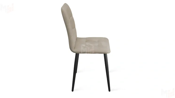 Стул Аспен К1С Черный муар, Велюр Confetti Smoke