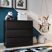 2.05.02.040.5 МАЛЬТА комод 3 ящика 80х76 Дуб Венге RU