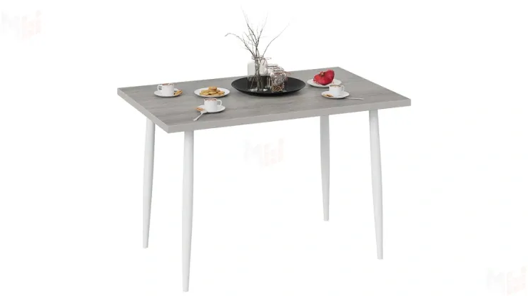 Стол Невада - ДП1-02-08 Эйприл, Белый матовый