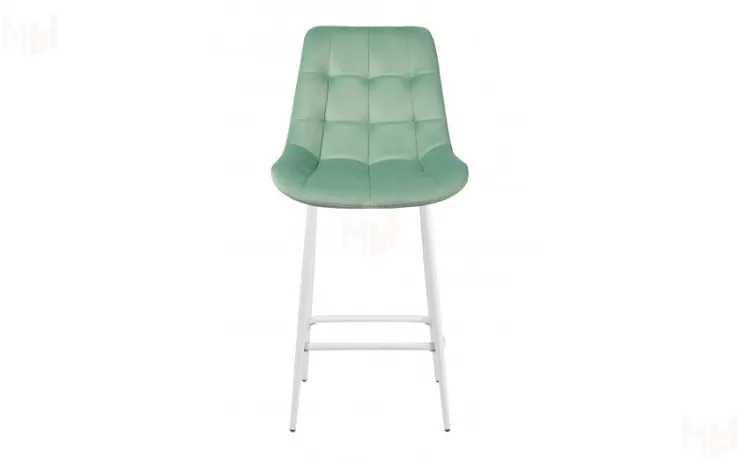 Полубарный стул Эйден Confetti aquamarine/белый