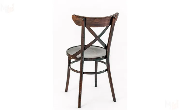 Стул деревянный венский Виен темный орех