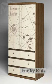 Шкаф двухдверный Пираты ПР-08