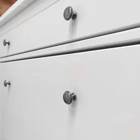 Тумба для обуви из массива Кымор 89 с ящиком, белая