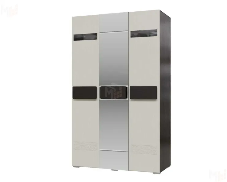 Престиж Шкаф 3-х дверный с 1-м зеркалом СП-03