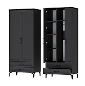 Шкаф ШК-2 Шарм Антрацит