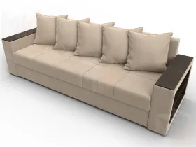 Диван прямой Дубай Лайт ( SEVEN 729 бежевый )