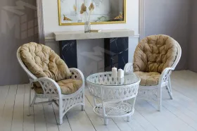 Комплект Черчилль с 2-х местным диваном, цвет: белый