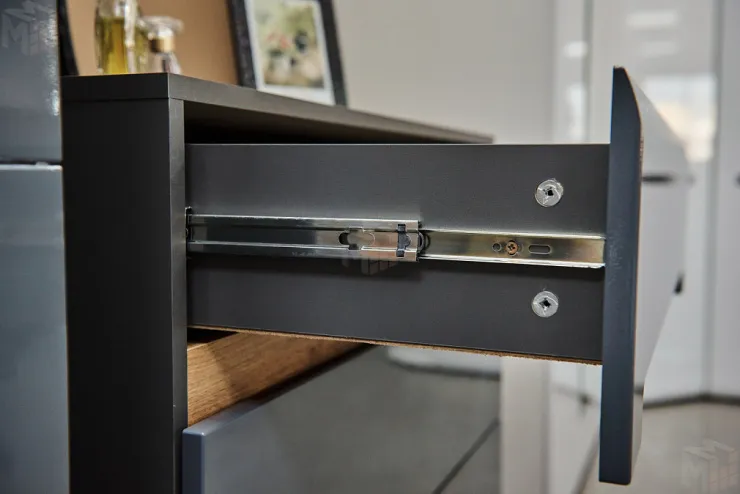 Прихожая Стокгольм Серый Графит/Графит Глянец №1