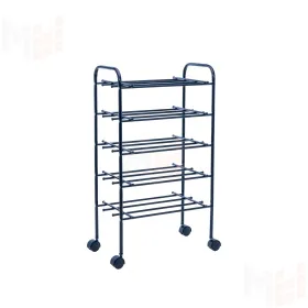 Обувница Leset Комо 5 с колесами (Чёрный)