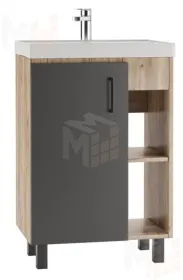 Тумба под умывальник "Фостер 60" Craft без ящика Домино