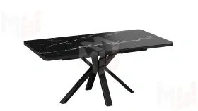 Стол обеденный Хэмптон Тип 1 черный мрамор