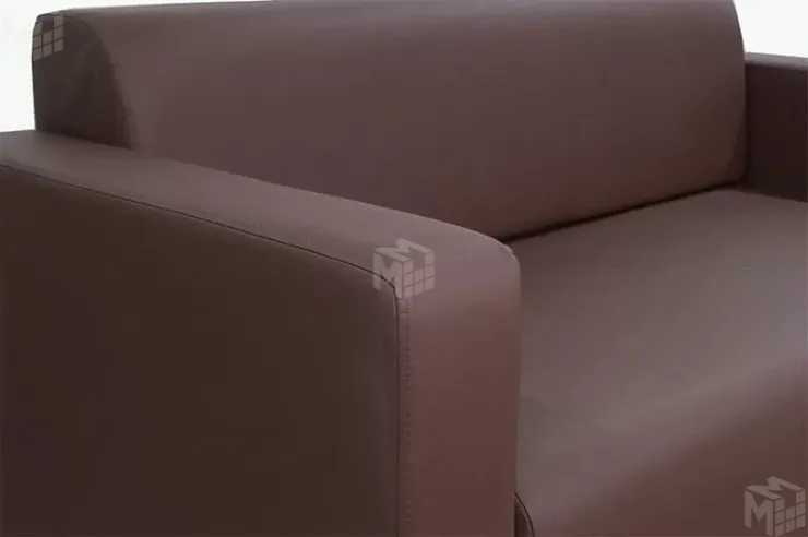  Диван Блэк нераскладной Люкса Шоколад  145 см