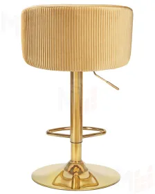 Стул барный DOBRIN DARCY GOLD (песочный велюр (1922-3))