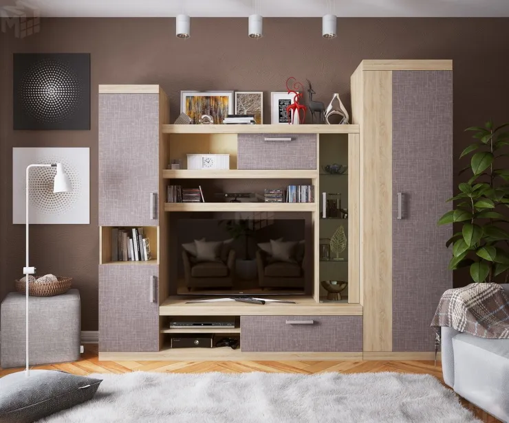 Стенка Макси со шкафом