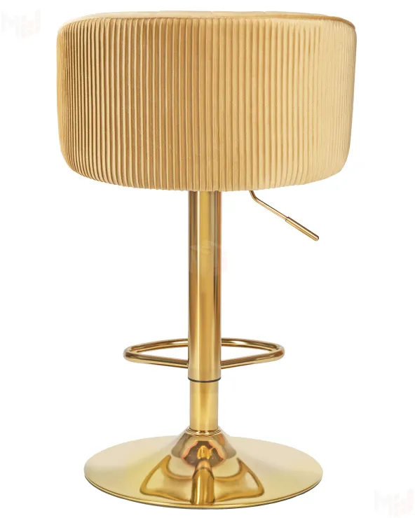 Стул барный DOBRIN DARCY GOLD (песочный велюр (1922-3))