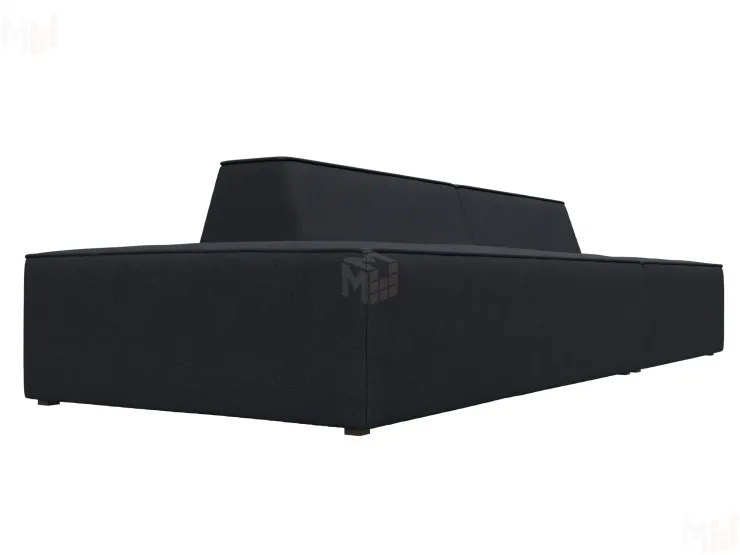 Диван прямой модульный Монс Модерн левый ( TOWER 11 темно-серый )