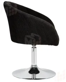 Кресло дизайнерское DOBRIN EDISON (черный велюр (1922-21))