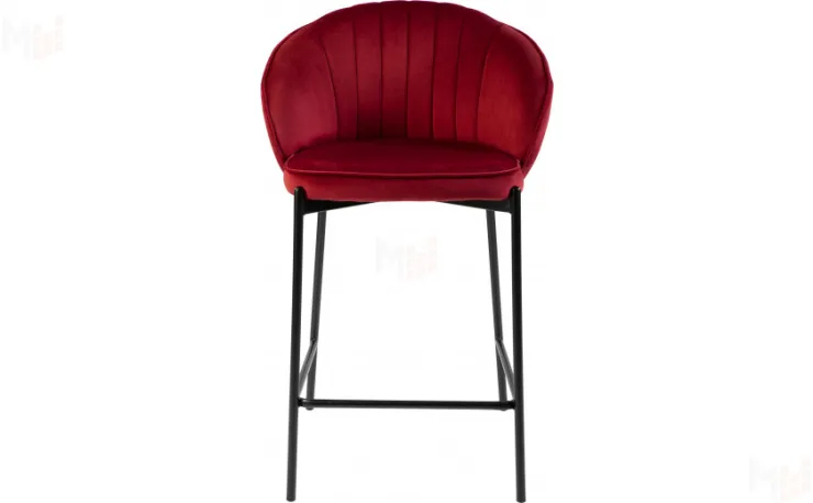 Полубарный стул Миэль bordo/черный
