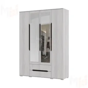 Шкаф 4х створчатый Валенсия ШК 014 дуб анкор светлый