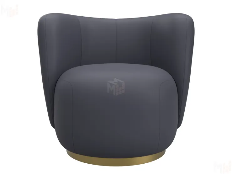 Кресло Лига-072 ( экокожа GRIFON 15 серый )