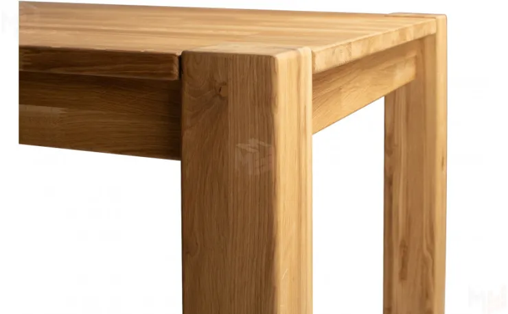 Стол деревянный из массива дуба Норланд 120 Дуб светлый