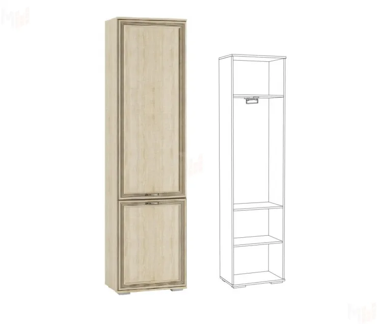 Пенал платяной с выдвижной штангой Domani Ливорно ЛШ-2