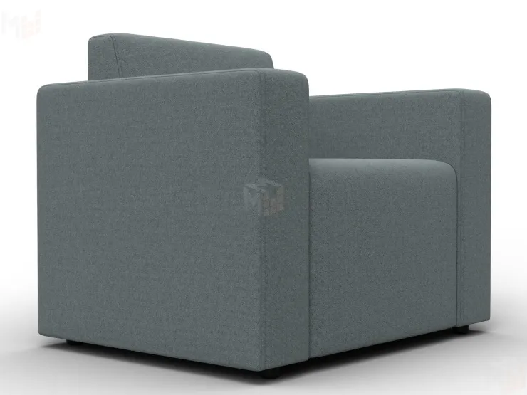 Кресло Лига-093 ( Амур 07 серый )