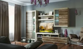 Гостиная Соната Композиция 3  Дуб Сонома - Дуб Сакраменто