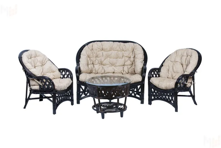 Комплект Черчилль (Рузвельт) с 2-х местным диваном и круглым столом