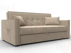 Диван прямой Лига-104 (160) ( SEVEN 729 бежевый )