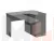 Стол Челси угловой (графит)
