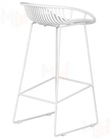 Стул барный DOBRIN FRANK (белый)