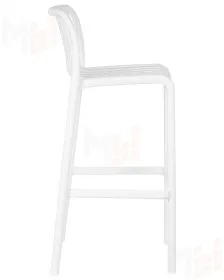 Стул барный DOBRIN CHLOE BAR (белый)