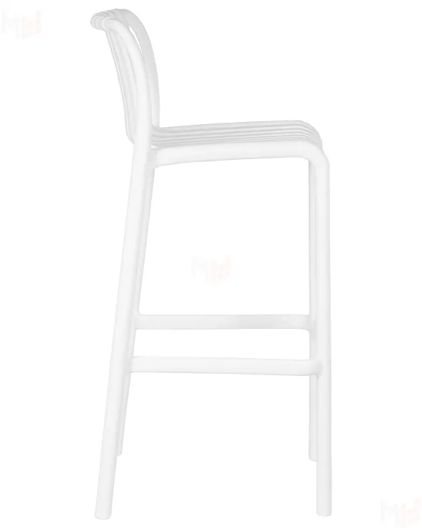 Стул барный DOBRIN CHLOE BAR (белый)