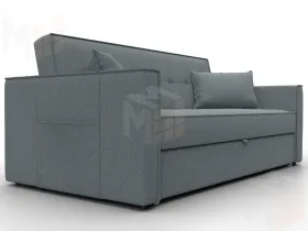 Диван прямой Лига-104 (160) ( Амур 07 серый )