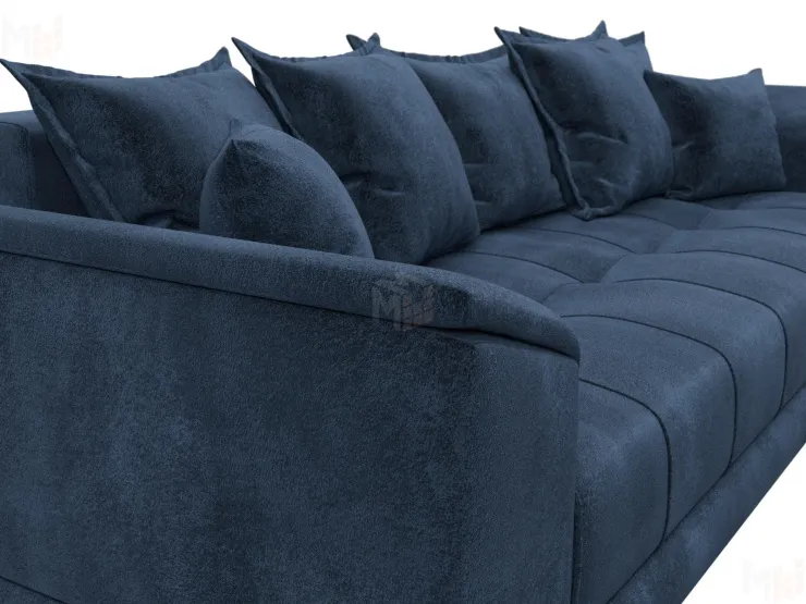 Диван прямой НордСтар НПБ ( TOWER 13 синий )