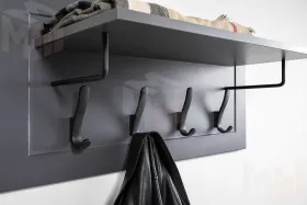 Вешалка Остин  серая 15.12