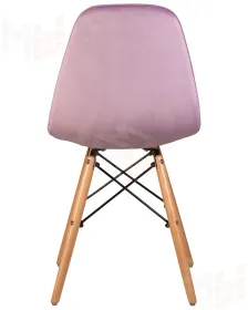 Стул обеденный DOBRIN BENNET (ножки светлый бук, пудрово-сиреневый велюр (HLR-27))
