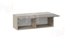 Шкаф навесной Глосс - ТД 319.03.26 Баттл Рок, Стекло Светлый Stone(St)