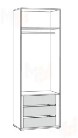Шкаф для одежды Остин 13.336.02