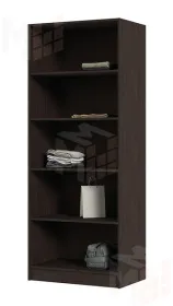 Шкаф с полками ШК 555 Басса венге - дуб белфорт