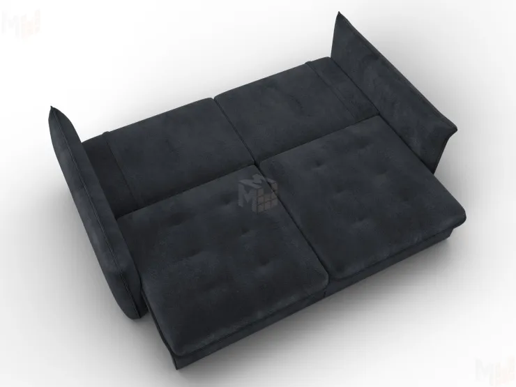 Диван прямой Лига-100 НПБ ( TOWER 11 темно-серый )