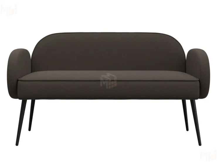 Диван прямой Лига-086 ( Амур 05 коричневый )